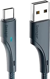 USB Кабель Essager Rousseau 15W 3A USB Type-C Cable Black (EXCT-LS01)