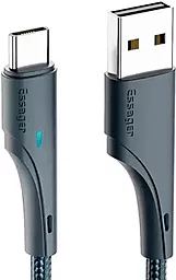 Кабель Essager Rousseau USB-A - Type-C 15w 3a 1м cable Black (EXCT-LS01) - фото Кабель Essager Rousseau USB-A - Type-C 15w 3a 1м cable Black (EXCT-LS01)
