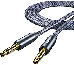 Аудіо кабель Essager Monster AUX mini Jack 3.5mm M/M cable 1 м gray (EYP35-DYA0G)