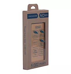 Повербанк Nomi E050 5000 mAh Gold - миниатюра 6