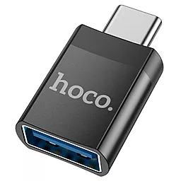 OTG-перехідник Hoco UA17 M-F USB Type-C -> USB-A 3.0 Black