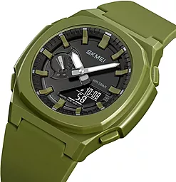 Часы наручные SKMEI 2091AGBK  Green-Black - миниатюра 2