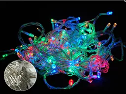 Гірлянда Merry Christmas LED 100 M-1 нитка 6 метрів Мультиколір - фото Гірлянда Merry Christmas LED 100 M-1 нитка 6 метрів Мультиколір