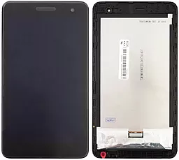 Дисплей для планшету Huawei MediaPad T1 7 T1-701U (зелений шлейф) + Touchscreen with frame Black