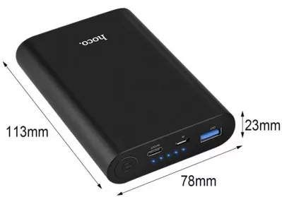 Повербанк Hoco J3 Leling Rapid 8000mAh Black - фото 4