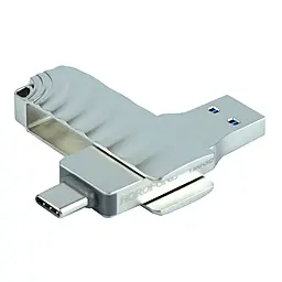 Флешка Borofone BUD3 USB3.0 Type C 128GB Silver - фото Флешка Borofone BUD3 USB3.0 Type C 128GB Silver
