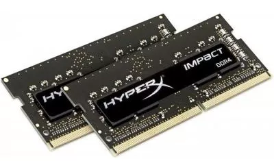 Оперативная память для ноутбука HyperX 8GB (2x4GB) SoDIMM DDR4 2400MHz Impact (HX424S14IBK2/8) - фото 2