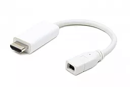 Видео переходник (адаптер) Cablexpert Mini DisplayPort розетка > HDMI вилка (A-mDPF-HDMIM-001-W)