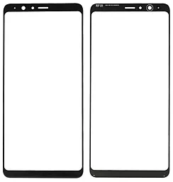 Корпусное стекло дисплея Samsung Galaxy A8 Star G855F, A9 Star (с OCA пленкой) Black