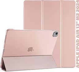 Чехол для планшета BeCover Tri Fold Hard для Apple iPad Air 13" M2 2024, M3 2025 Pink (711724) - фото Чехол для планшета BeCover Tri Fold Hard для Apple iPad Air 13" M2 2024, M3 2025 Pink (711724)