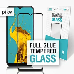 Защитное стекло Piko Full Glue для MOTO G8 Power Lite Черное (1283126505775)