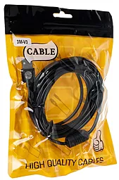 Кабель USB Siyoteam 10w 2a 3m mini USB cable black - миниатюра 2 Кабель USB Siyoteam 10w 2a 3m mini USB cable black - миниатюра 2