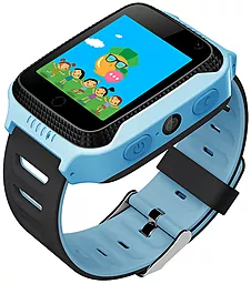 Смарт-часы Smart Baby G900A (Q65) GPS-Tracking Watch Blue - миниатюра 4