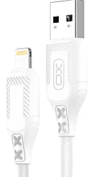 Кабель XO NB235 USB-A - Lightning 12w 2.4a 1м cable White - фото Кабель XO NB235 USB-A - Lightning 12w 2.4a 1м cable White