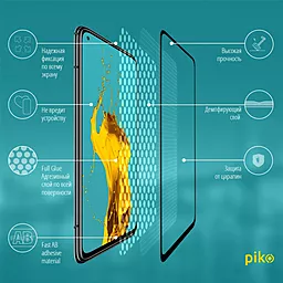 Защитное стекло Piko Full Glue Xiaomi Mi 10T, Mi 10T Pro Black (1283126509926) - миниатюра 3