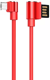 Кабель Hoco U37 Long Roam USB-A - micro USB 12w 2.4a 1.2м cable Red - фото Кабель Hoco U37 Long Roam USB-A - micro USB 12w 2.4a 1.2м cable Red