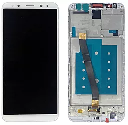 Дисплей Huawei Mate 10 Lite, Nova 2i, G10, Maimang 6, Honor 9i 2017 с тачскрином и рамкой, White - фото Дисплей Huawei Mate 10 Lite, Nova 2i, G10, Maimang 6, Honor 9i 2017 с тачскрином и рамкой, White