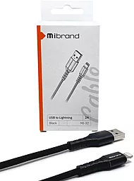 Кабель Mibrand MI-32 USB-A - Lightning 10w 1м cable Black (MIDC/321LB) - мініатюра 3 Кабель Mibrand MI-32 USB-A - Lightning 10w 1м cable Black (MIDC/321LB) - мініатюра 3