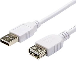 Кабель (шлейф) Atcom USB 2.0 AM/AF 0.8м белый (3788) - фото Кабель (шлейф) Atcom USB 2.0 AM/AF 0.8м белый (3788)