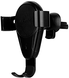 Тримач з бездротовою зарядкою Momax Q.Mount Gravity Wireless Charging Car Mount Black - фото Тримач з бездротовою зарядкою Momax Q.Mount Gravity Wireless Charging Car Mount Black