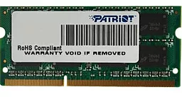 Оперативна пам'ять для ноутбука Patriot 2GB DDR3 1333 MHz (PSD32G13332S)