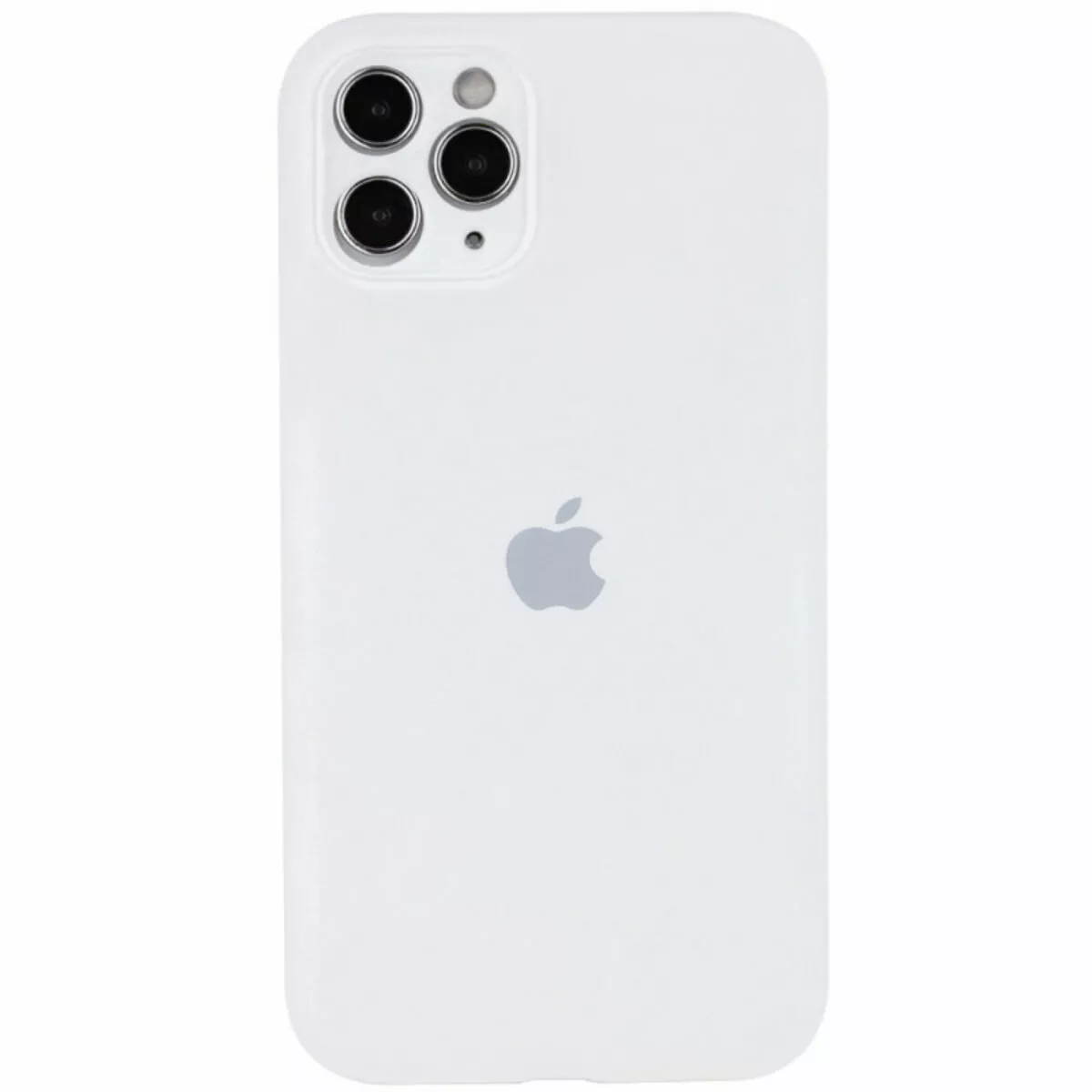Чохол Silicone Case Full Camera для Apple iPhone 11 Pro Max White - фото 1
