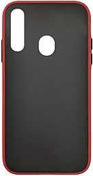 Чехол 1TOUCH Gingle Matte Samsung A207 Galaxy A20s Red/Black
