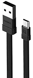 USB Кабель Remax Tengy 0.16M+1M micro USB Cable Black (RC-062M) - мініатюра 2