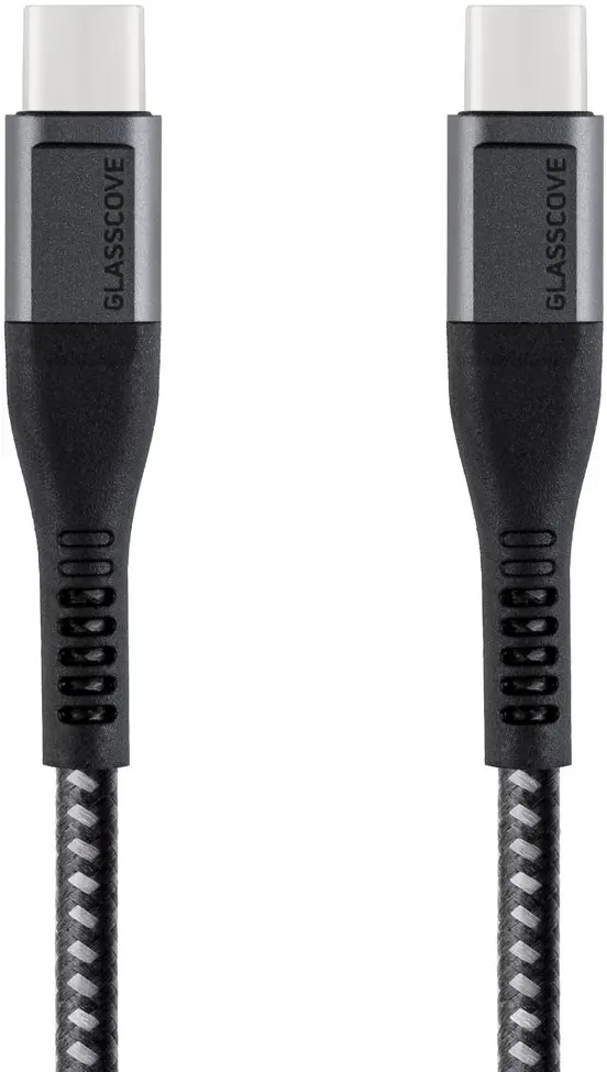 Кабель Glasscove SOLID USB Type-C - Type-C 60w 3a 1m cable DarkSlateGray (GS-06CС) - фото 2