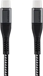 Кабель Glasscove SOLID USB Type-C - Type-C 60w 3a 1m cable DarkSlateGray (GS-06CС) - мініатюра 2