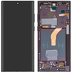 Дисплей Samsung Galaxy S22 Ultra S908 с тачскрином и рамкой, (OLED), Bora Purple - фото Дисплей Samsung Galaxy S22 Ultra S908 с тачскрином и рамкой, (OLED), Bora Purple