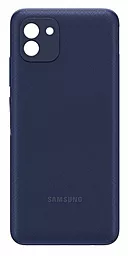 Задняя крышка корпуса Samsung Galaxy A03 A035 Original Blue