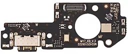 Нижняя плата Xiaomi Redmi Note 12 5G / Poco X5 с разъемом зарядки, наушников и микрофоном
