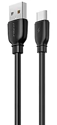 Кабель Remax RC-138a USB-A - Type-C 12w 2.4a 1м cable Black - фото Кабель Remax RC-138a USB-A - Type-C 12w 2.4a 1м cable Black