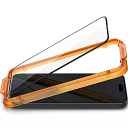 Защитное стекло Spigen AlignMaster GLAS.tR для Apple iPhone 15 Pro (2 шт.) Black (AGL06895) - миниатюра 4