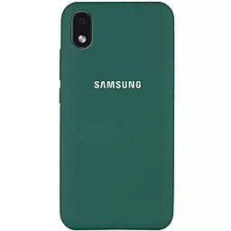 Чехол Epik Silicone Cover Full Protective (AA) Samsung M013 Galaxy M01 Core, A013 Galaxy A01 Core Pine green