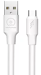 Кабель WUW X168 USB-A - Type-C 25w 5a 1м cable White - фото Кабель WUW X168 USB-A - Type-C 25w 5a 1м cable White