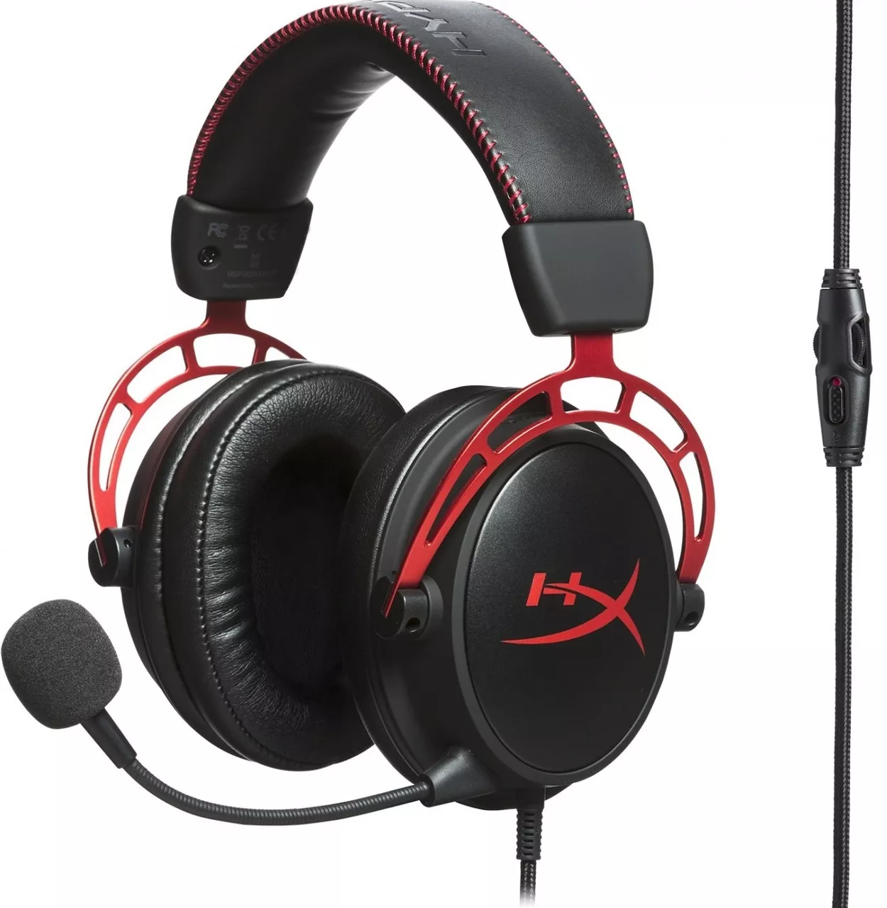 Навушники HyperX Cloud Alpha Black/Red (HX-HSCA-RD/EE) - фото 2