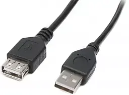 Кабель (шлейф) EasyLife USB 2.0 AM/AF 1.2м чёрный (702515) - фото Кабель (шлейф) EasyLife USB 2.0 AM/AF 1.2м чёрный (702515)