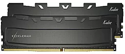Оперативная память Exceleram Kudos DDR4 32GB (2x16GB) 2400 MHz (EKBLACK4322415CD) Black