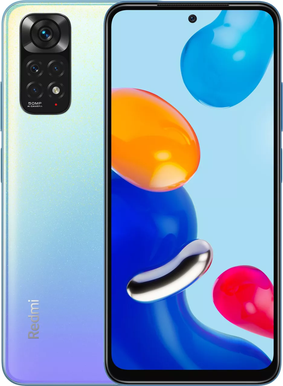 Смартфон Xiaomi Redmi Note 11 4/128Gb Star Blue - фото 1