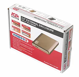 Карман для HDD AgeStar 2.5", USB3.0 Gold - миниатюра 4