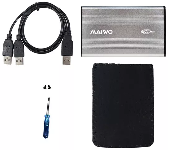 Кишеня для HDD Maiwo K2501A-U2S Silver - фото 5