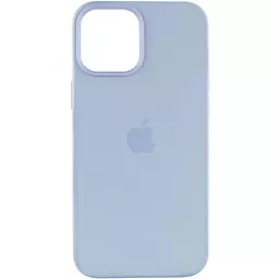 Чохол Apple Silicone Case Full with MagSafe and SplashScreen для Apple iPhone 12 Pro Max  Capri Blue
