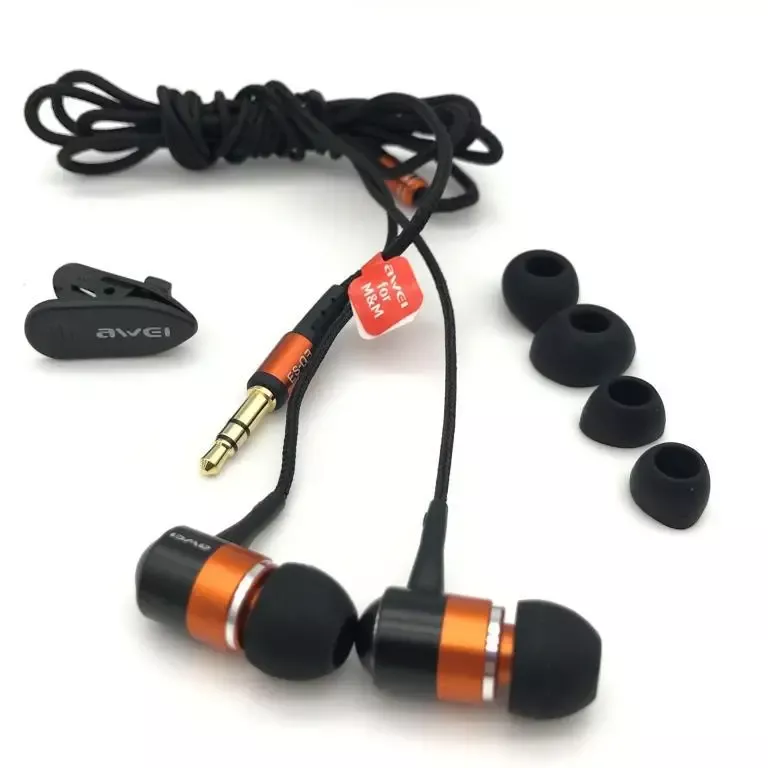 Наушники Awei ES-Q3 Orange - фото 2