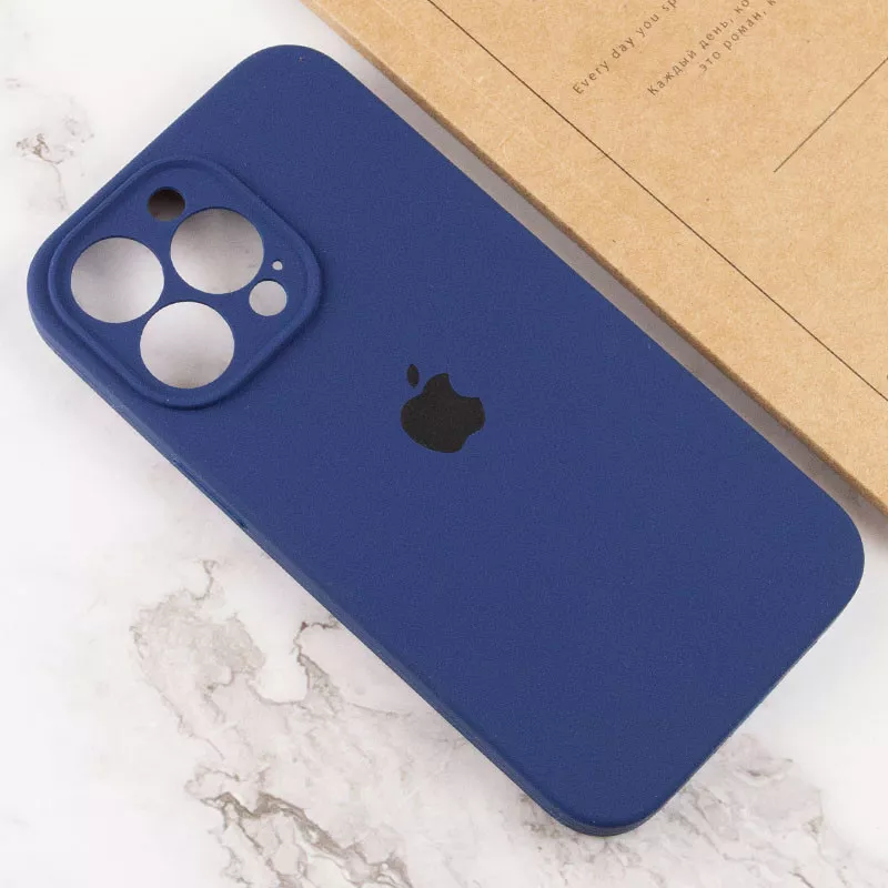 Чохол Silicone Case Full Camera для Apple iPhone 13 Pro Max Deep Navy - фото 3