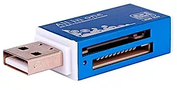 Кардрідер Merlion 4в1 TF/Micro SD USB2.0 (CRD-5VL) OEM