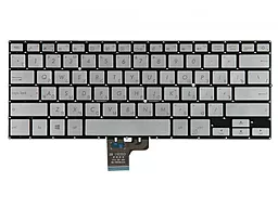 Клавиатура для ноутбука Asus GX500 NX500 series  серебристая