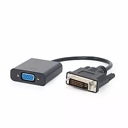 Видео переходник (адаптер) Cablexpert DVI-D (24+1) - VGA Black (A-DVID-VGAF-01)
