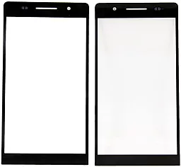 Корпусное стекло дисплея Huawei Ascend P6 (original) Black